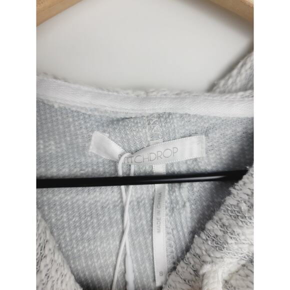 NEW STITCHDROP PATCH POCKET SLUB HOODIE DRESS - SMALL - Picture 4 of 7